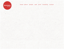 Tablet Screenshot of design.human.org.au